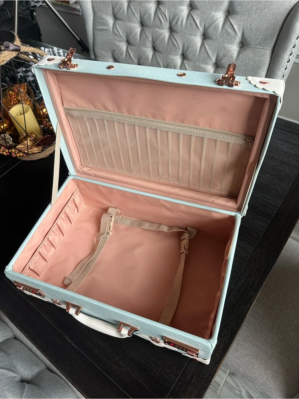 Blue Keepsake Trunk - Baby or Wedding